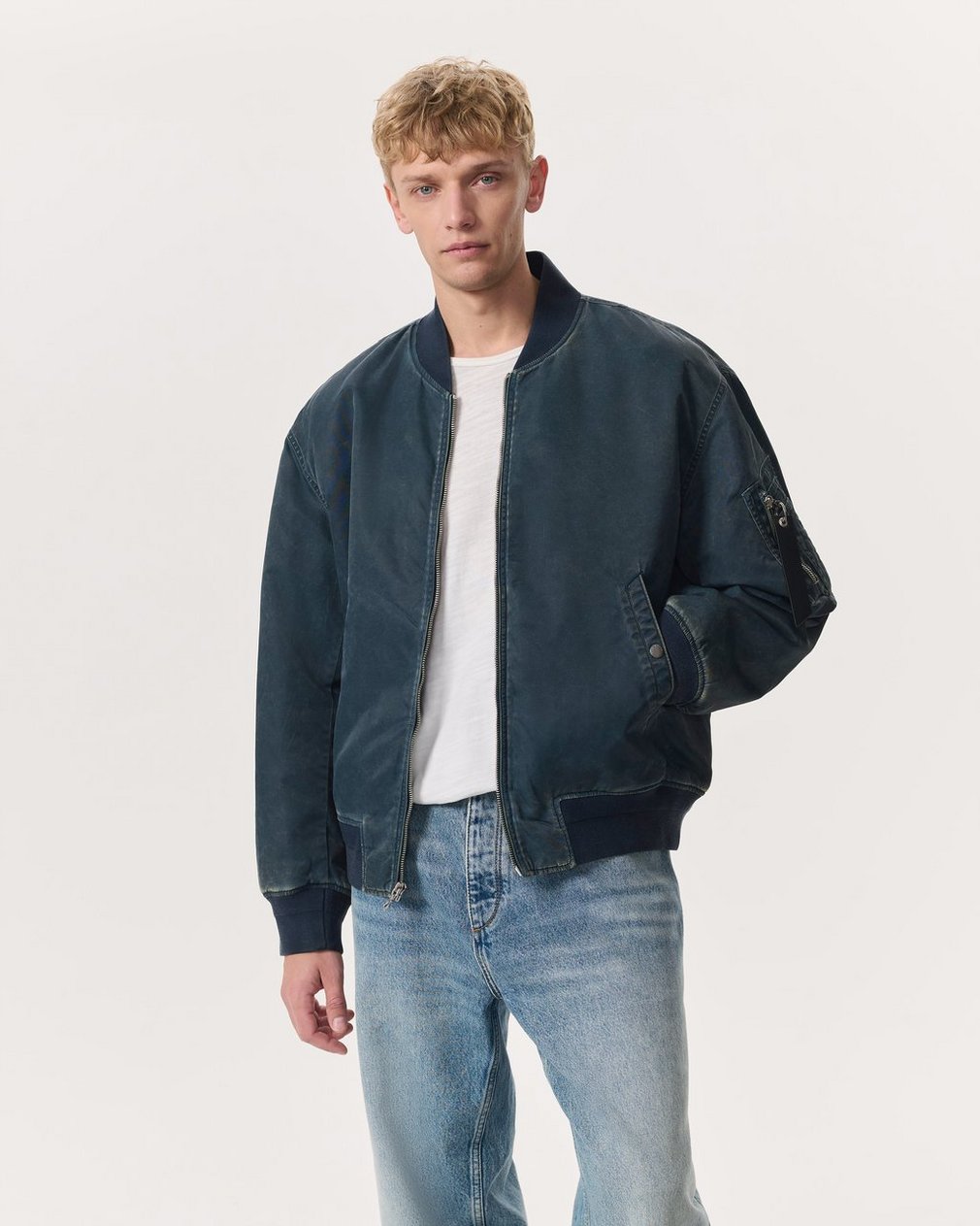 Menston Relaxed Fit Bomber Jacket Salute