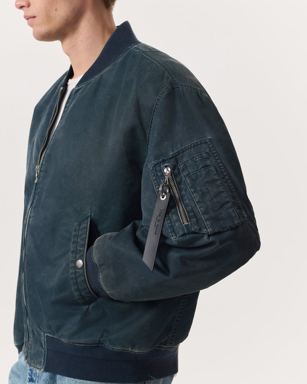Menston Relaxed Fit Bomber Jacket Salute - Image 3