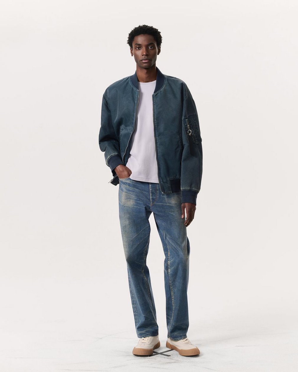 Menston Relaxed Fit Bomber Jacket Salute - Image 7