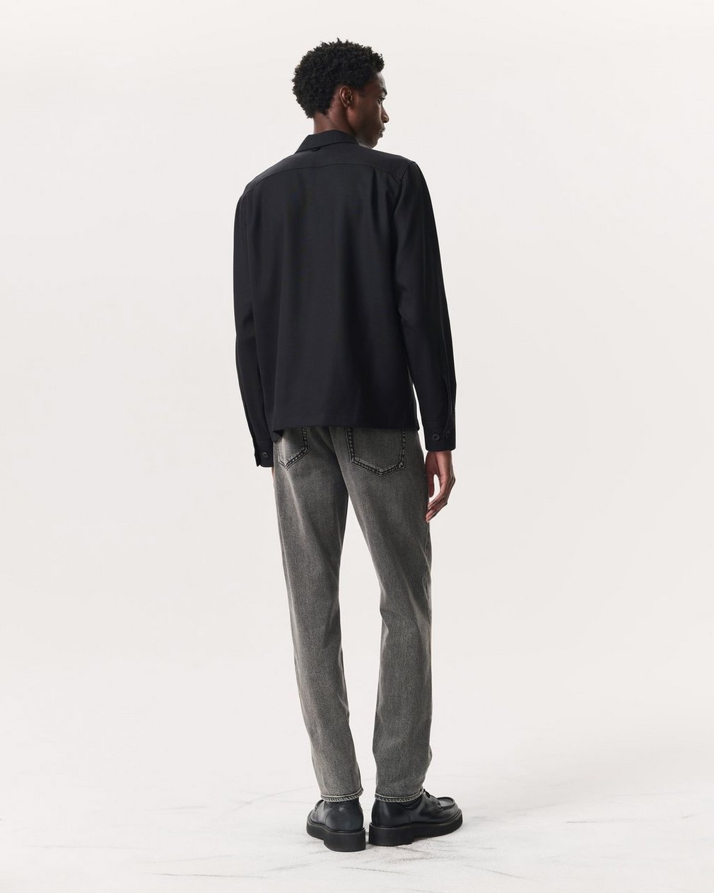 Hyde Wool-Blend Ripstop Shirt Jacket Black - Image 5