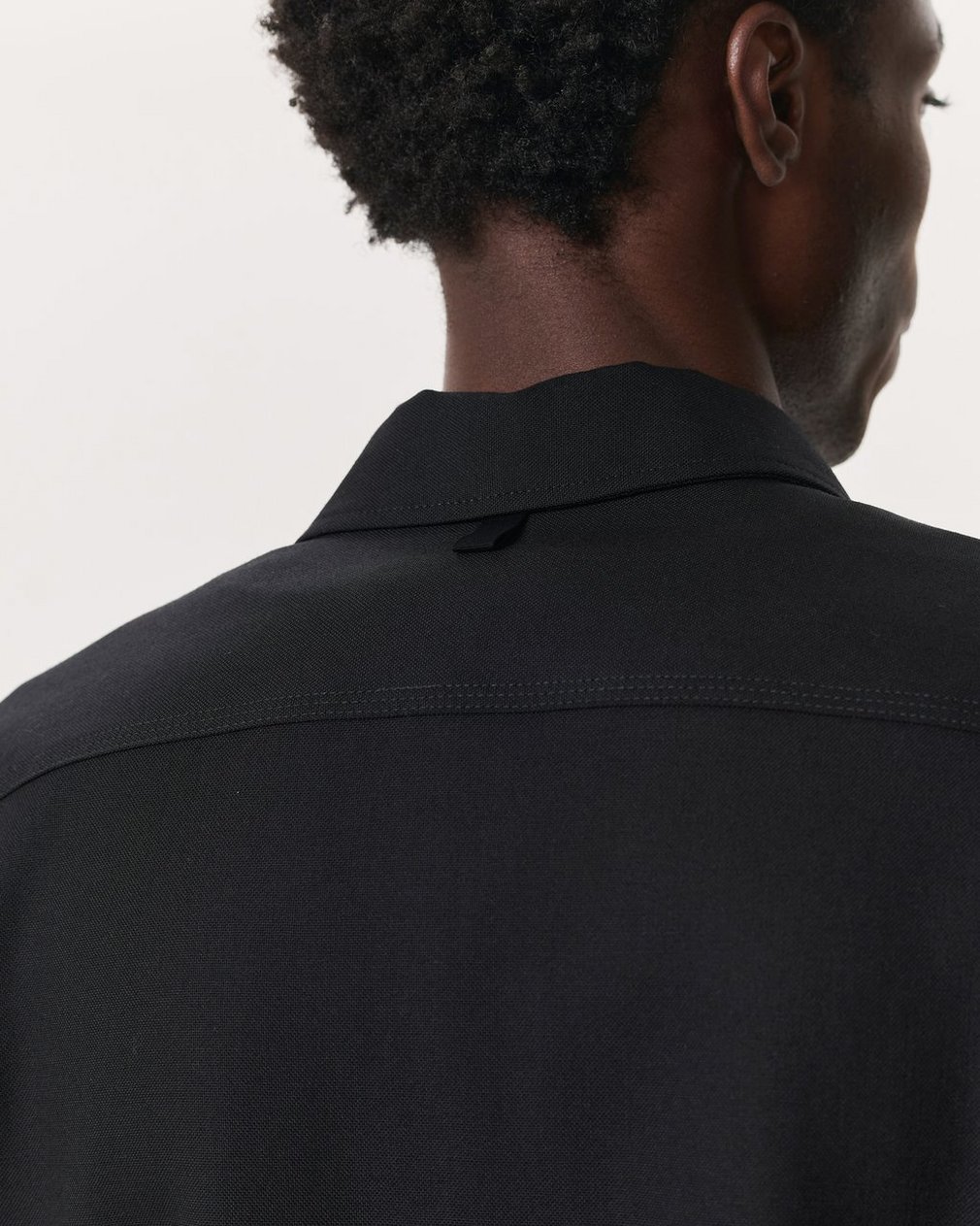 Hyde Wool-Blend Ripstop Shirt Jacket Black - Image 6