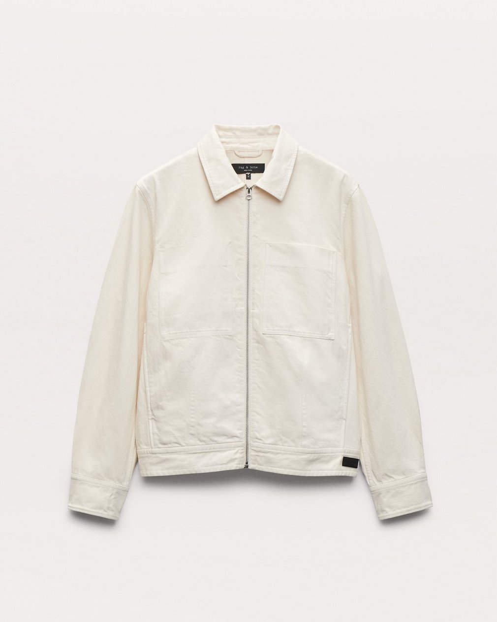 Simon Denim Garage Jacket Ecru - Image 2