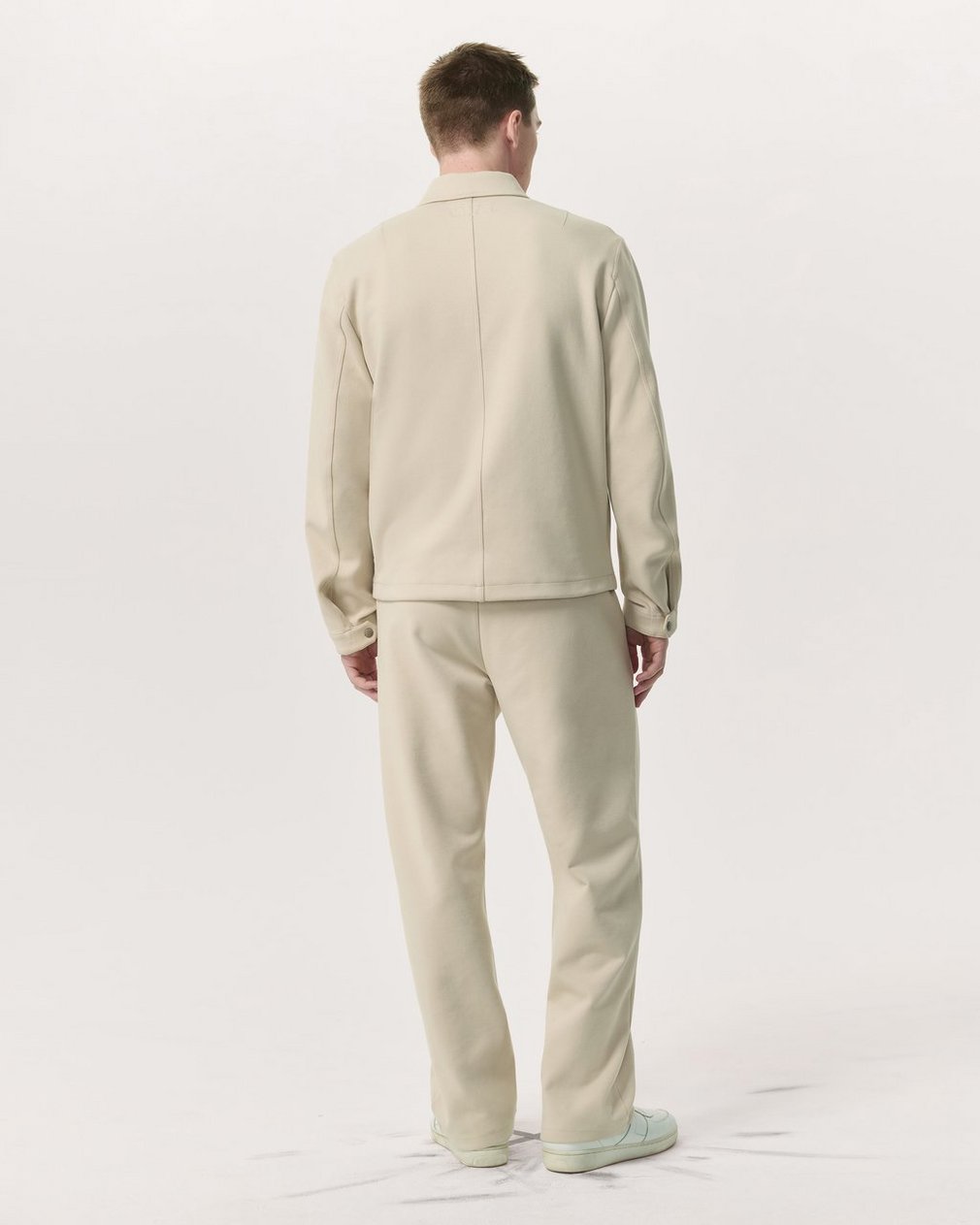 Melrose Tech Ponte Jacket Aged Taupe - Image 5