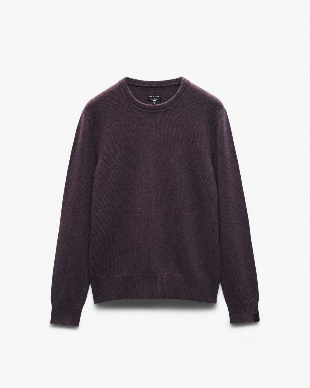 Declan Cashmere Sweater Deep Plum - Image 2