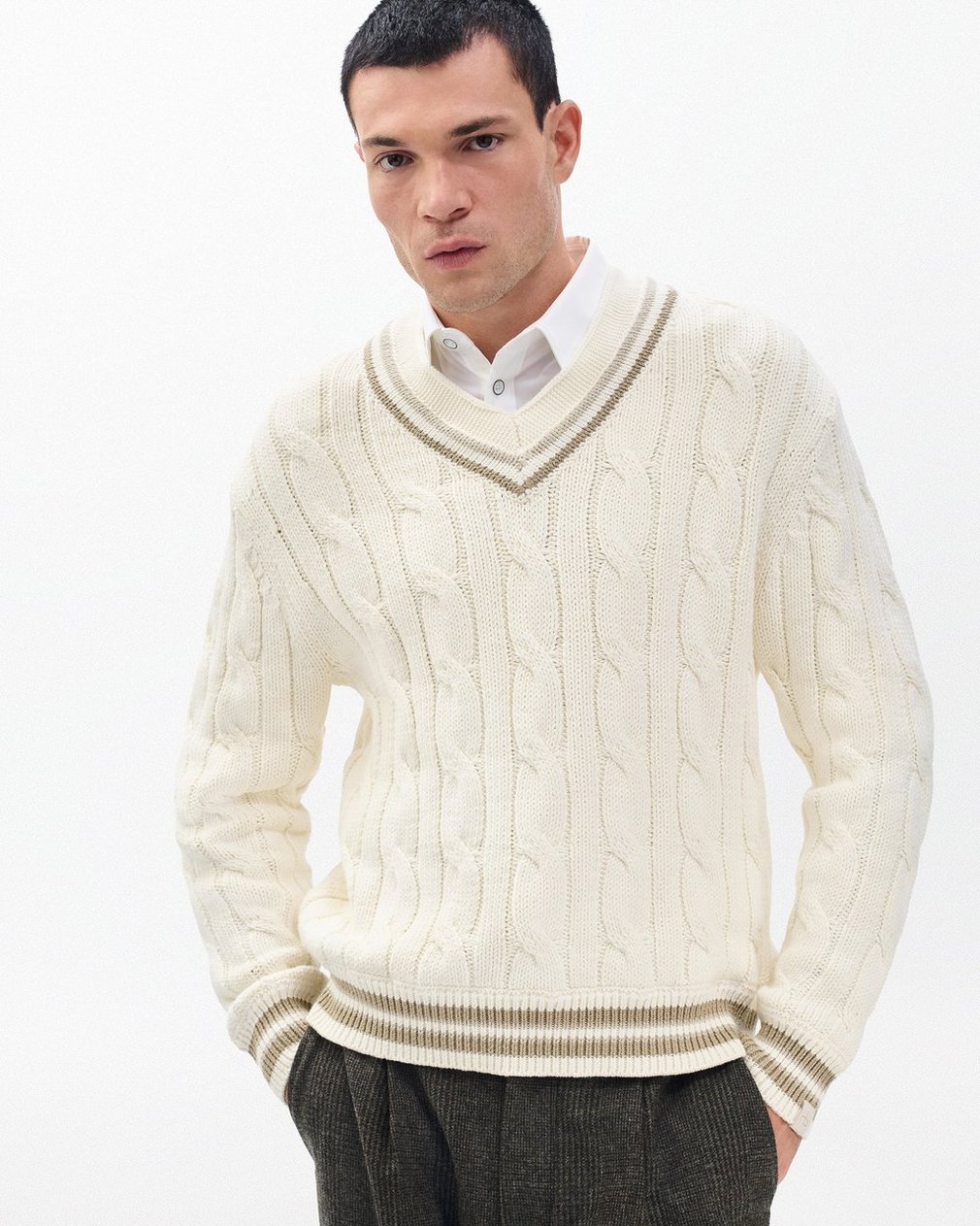 Tristan Cricket Sweater Vanilla