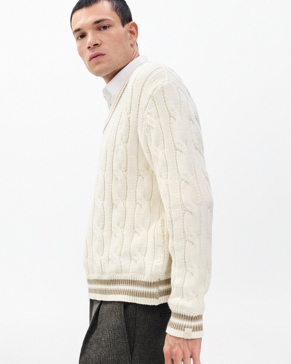 Tristan Cricket Sweater Vanilla - Image 4