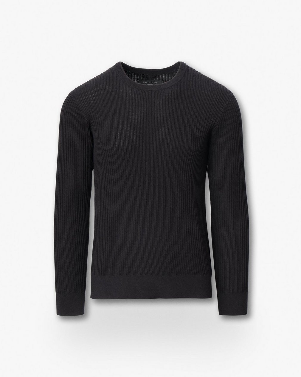 Jayce Silk-Cotton Sweater Black - Image 2