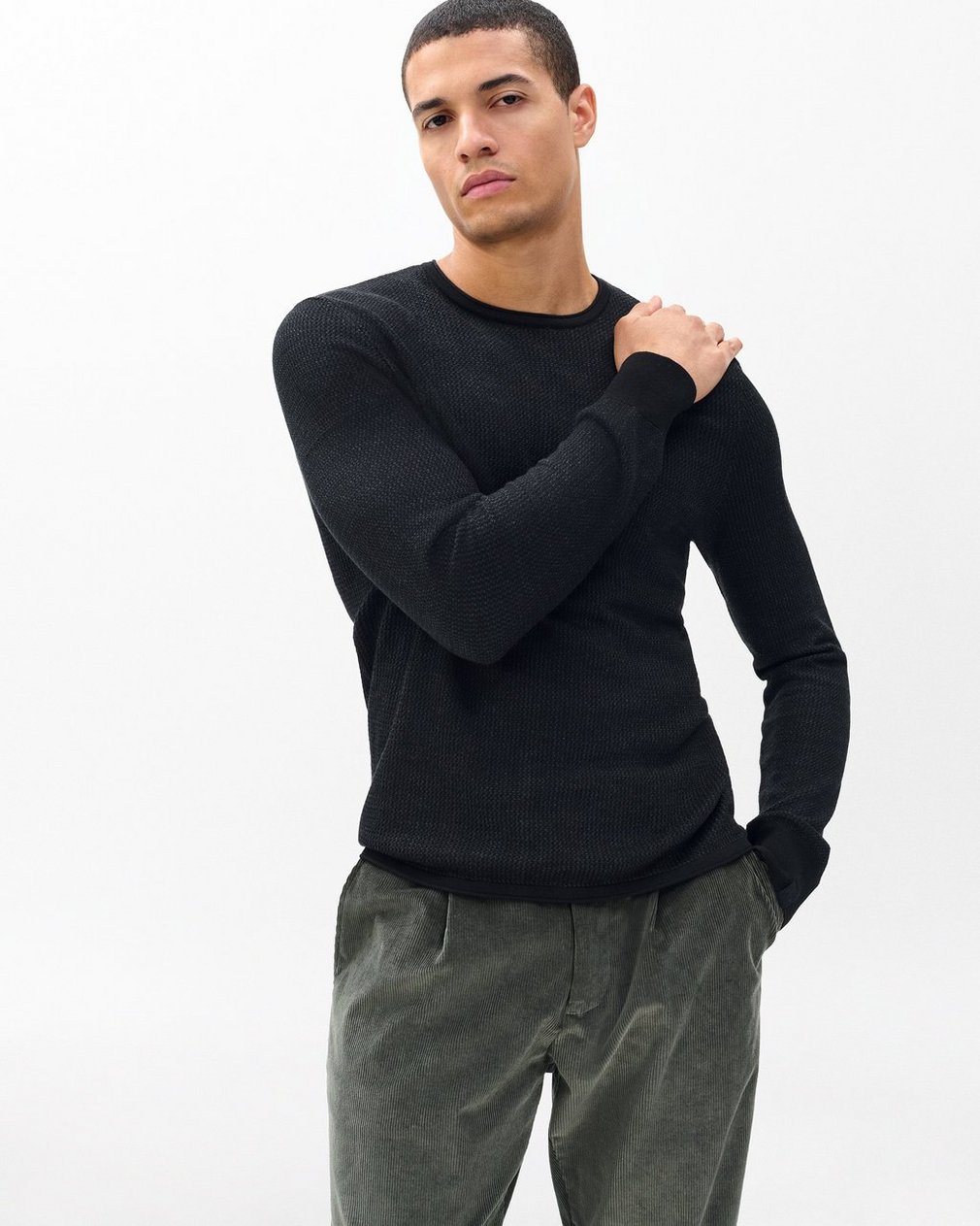 Gregory Crewneck Sweater Black