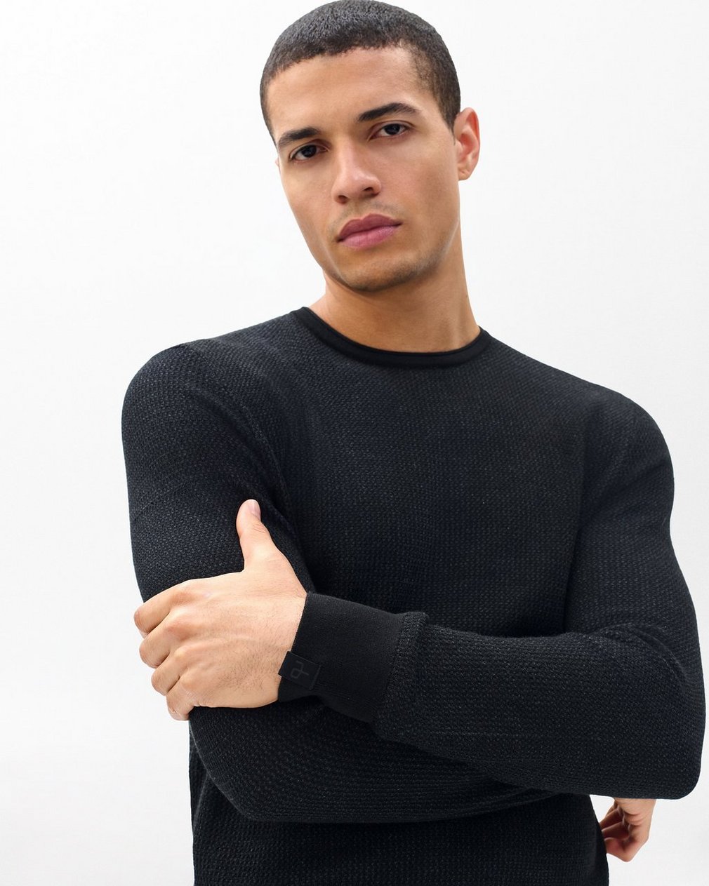 Gregory Crewneck Sweater Black - Image 4