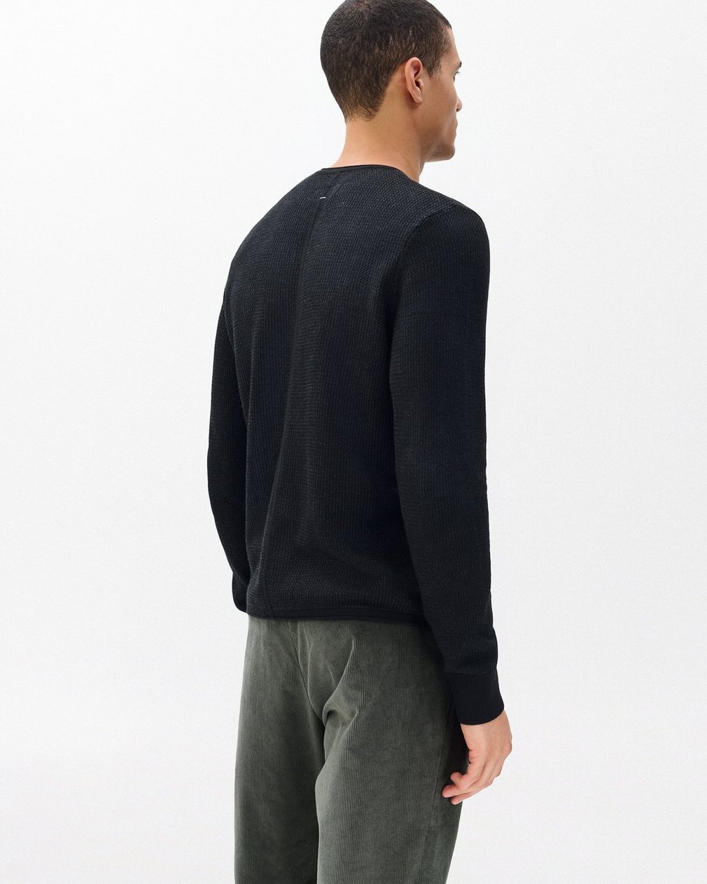 Gregory Crewneck Sweater Black - Image 5