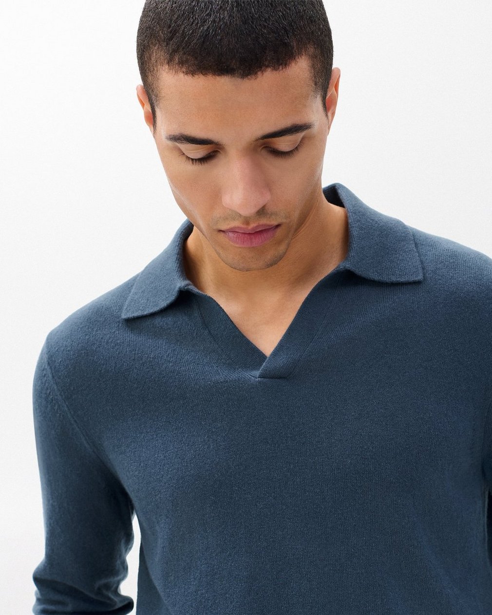 Downing Cashmere Polo Ombre