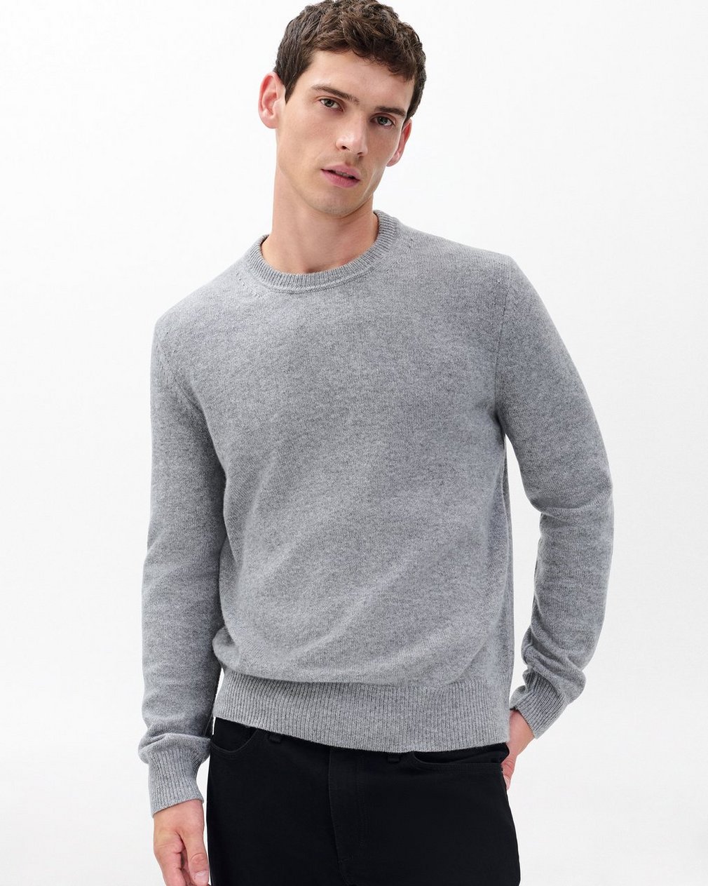 Declan Cashmere Sweater Grey