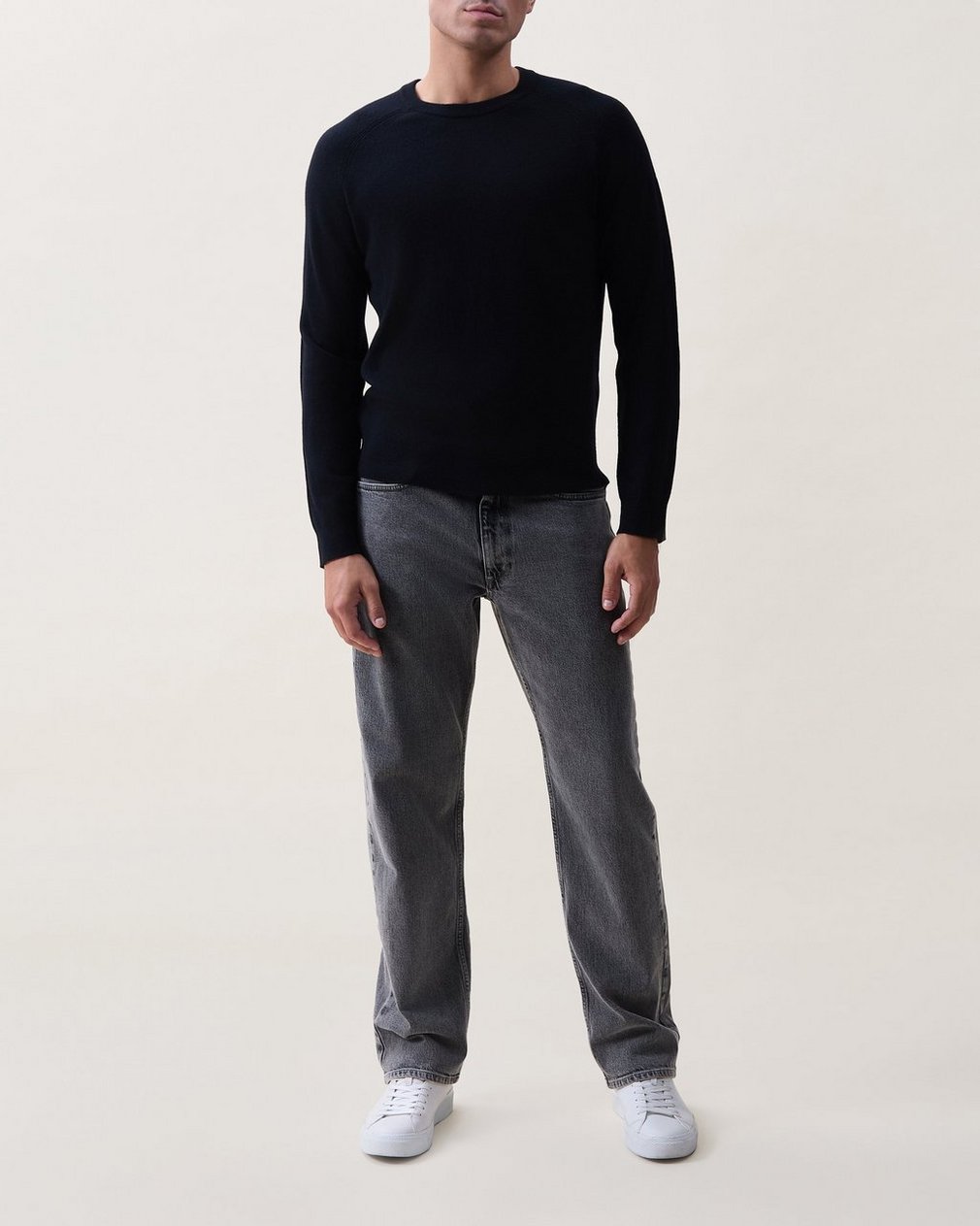 Vinny Wool-Cashmere Sweater Black