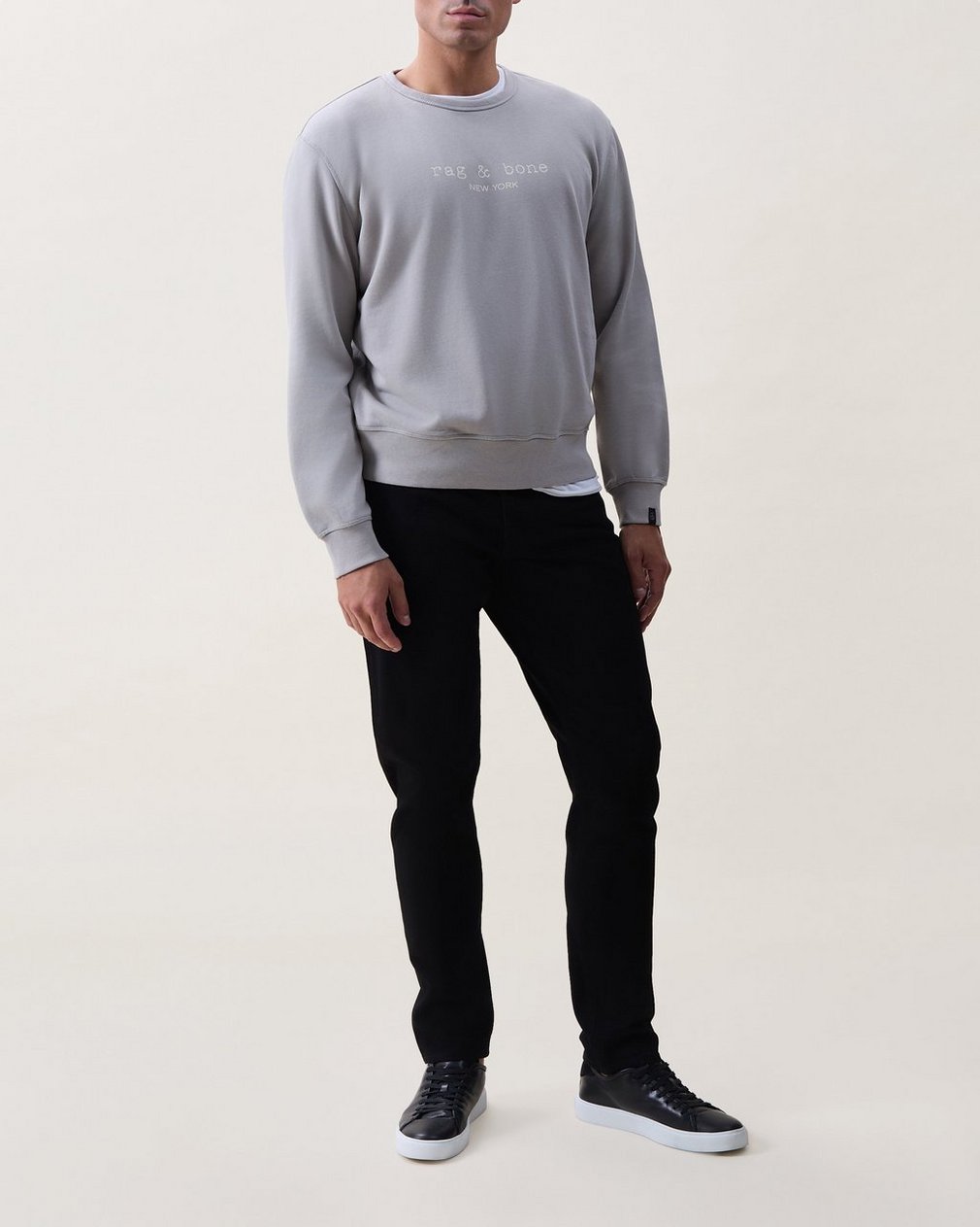 Massey Terry Sweatshirt Natural Grey