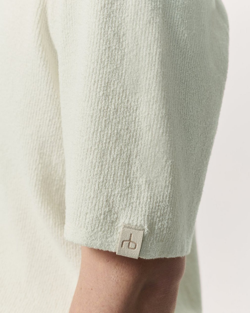 Zuma Johnny Collar Knit Polo Shirt Ivory - Image 6