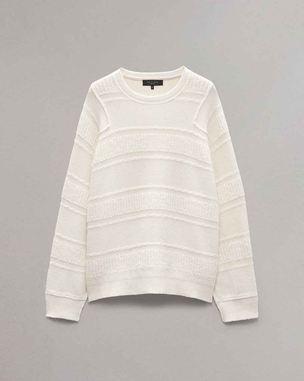 Colton Relaxed Fit Wool-Blend Sweater Ivory