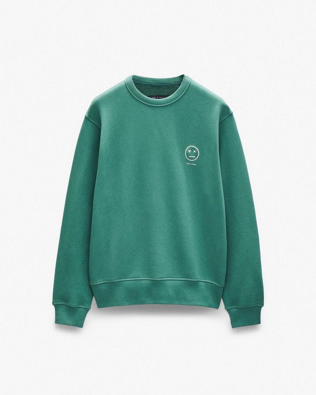 Sour Face Embroidered Sweatshirt Pine Forest - Image 2