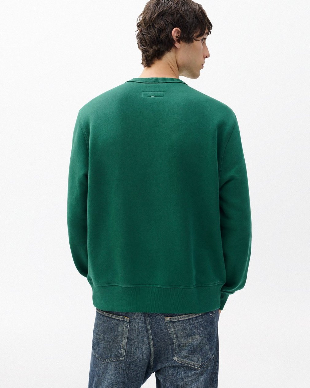 Sour Face Embroidered Sweatshirt Pine Forest - Image 6