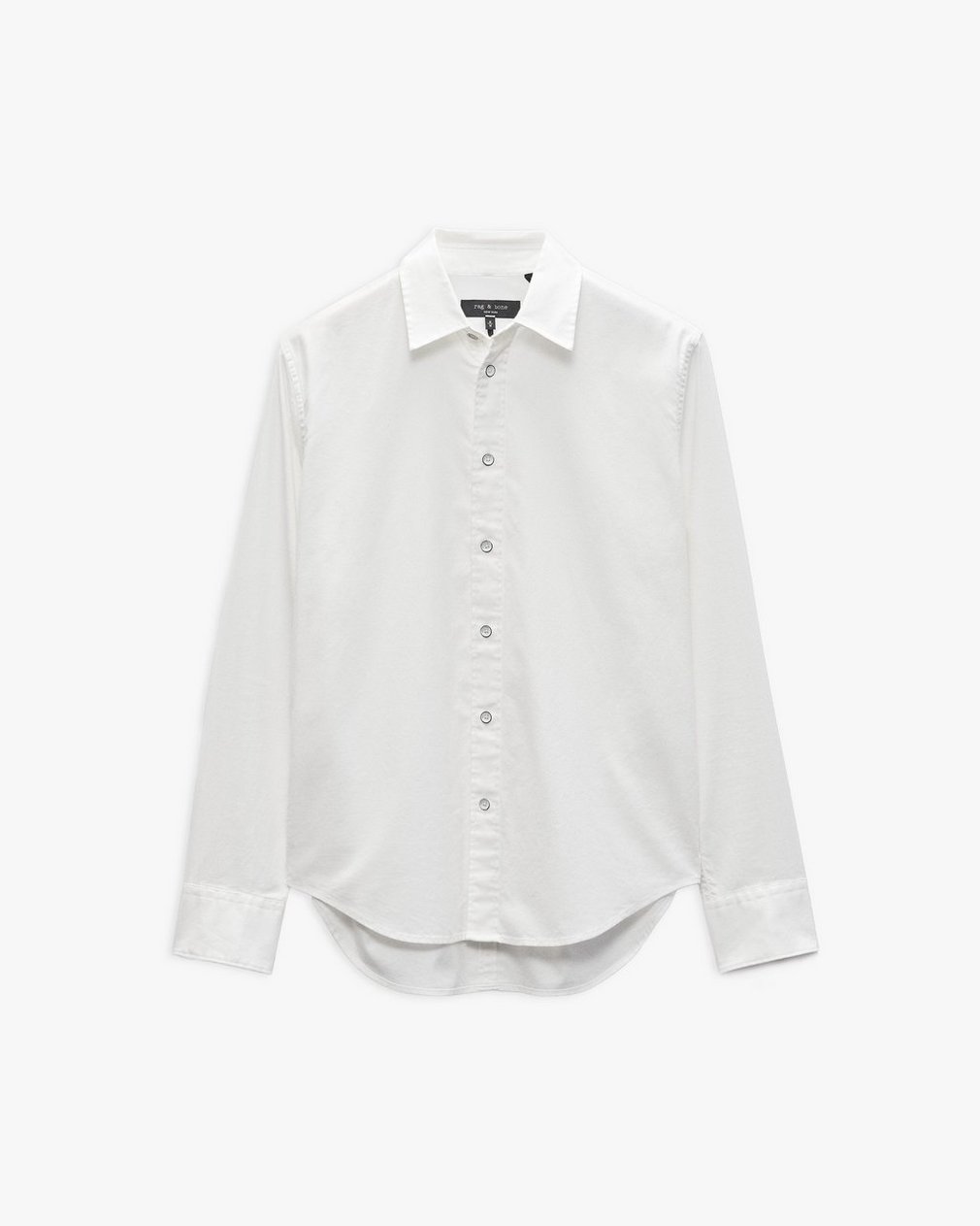 Tomlin Stretch-Cotton Dobby Shirt White - Image 2