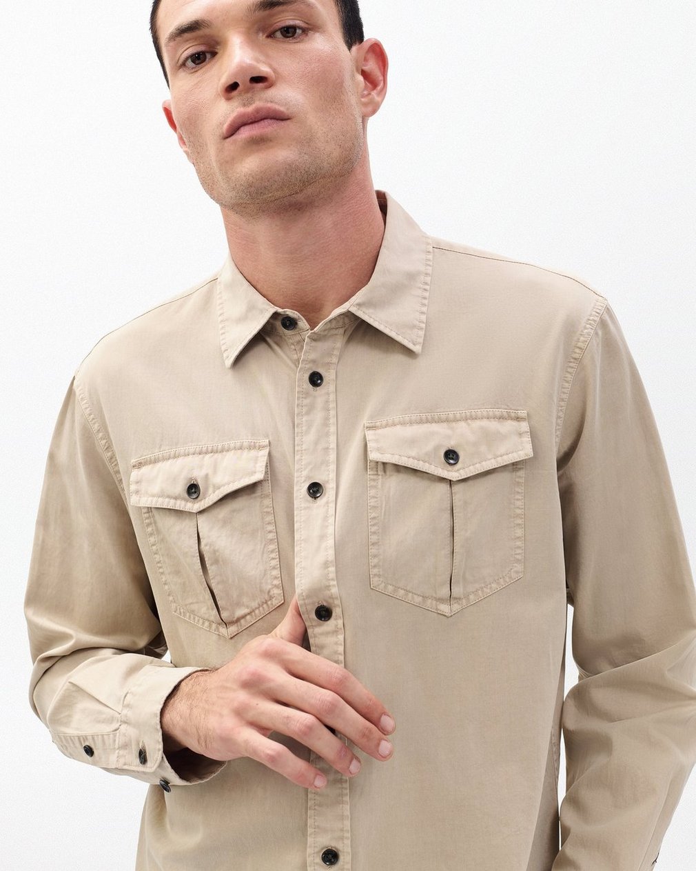 Finch Military Shirt Light Metal - Image 5