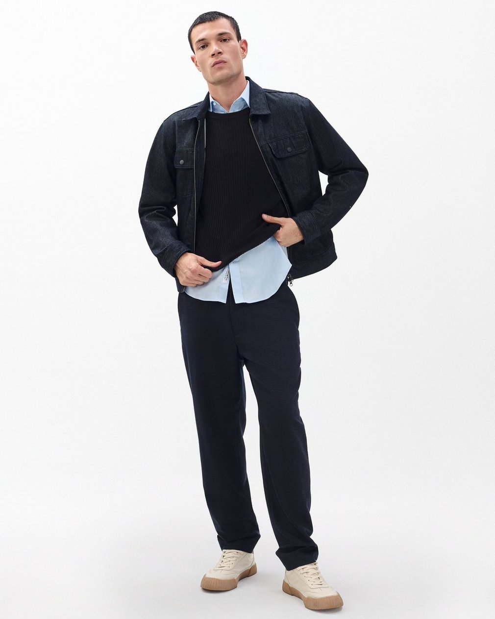 Patrick Poplin Shirt Light Blue - Image 3