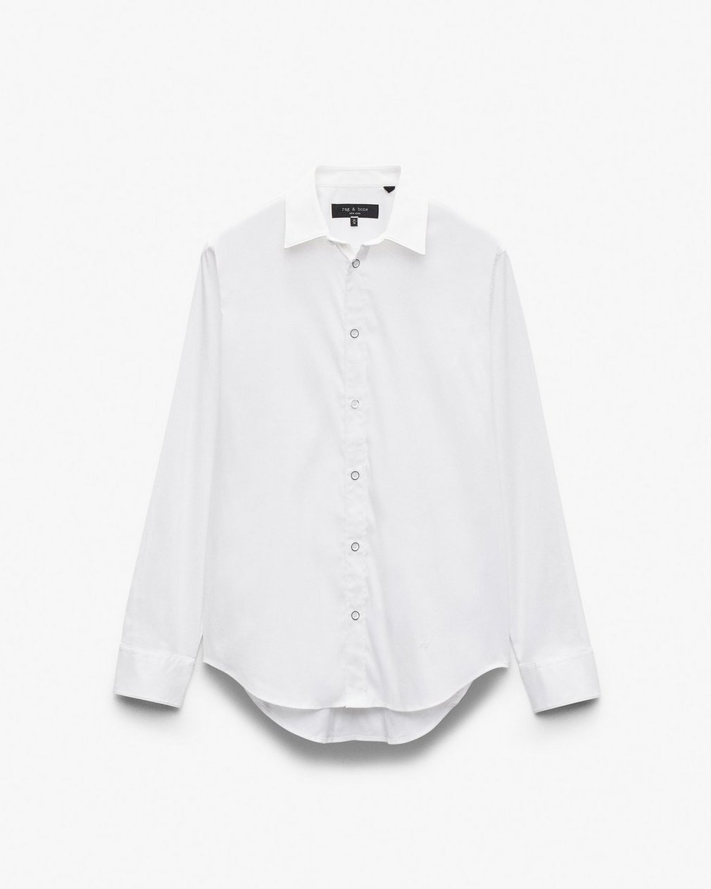 Patrick Poplin Shirt White - Image 2