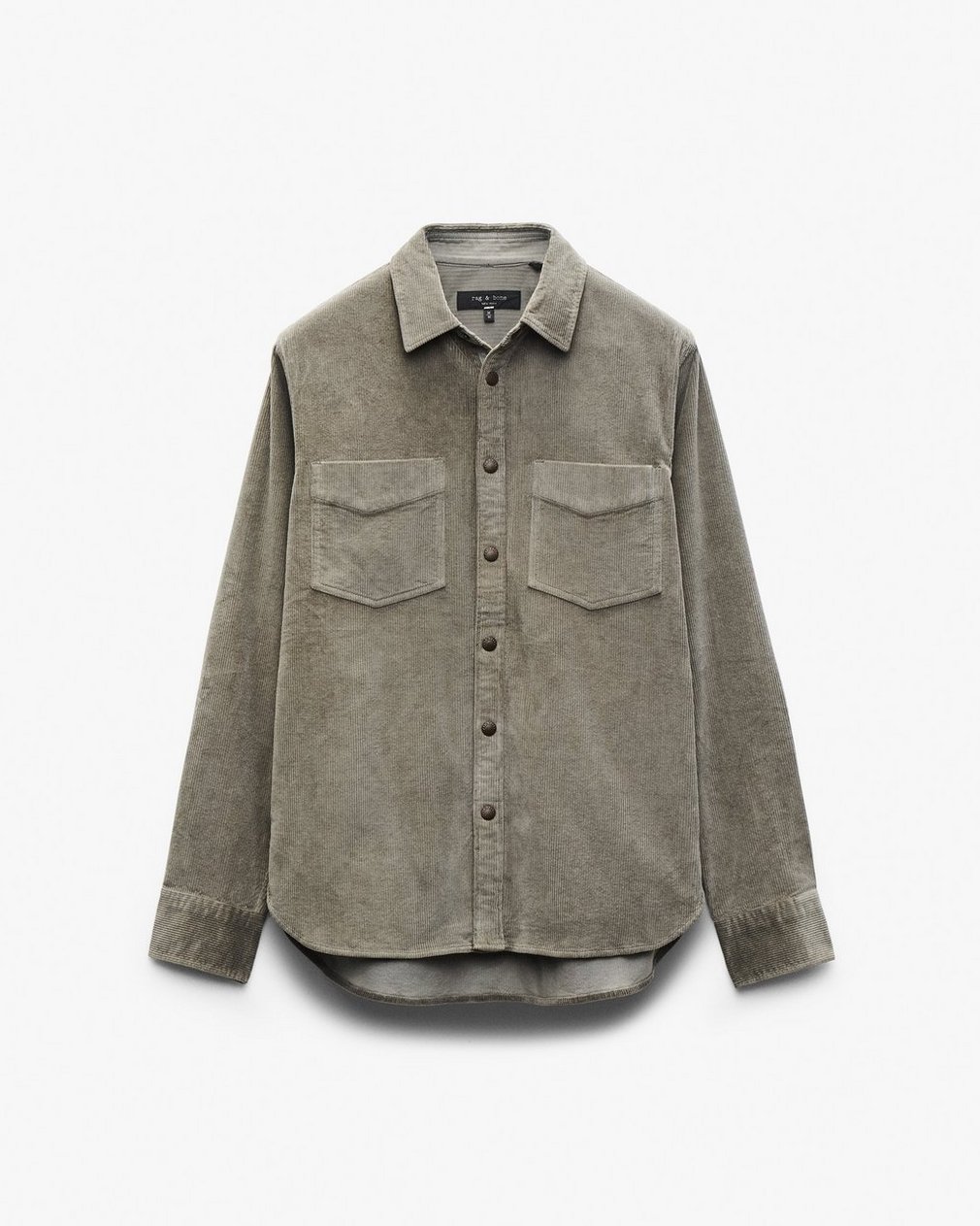 Corduroy CPO Overshirt Dark Green - Image 2