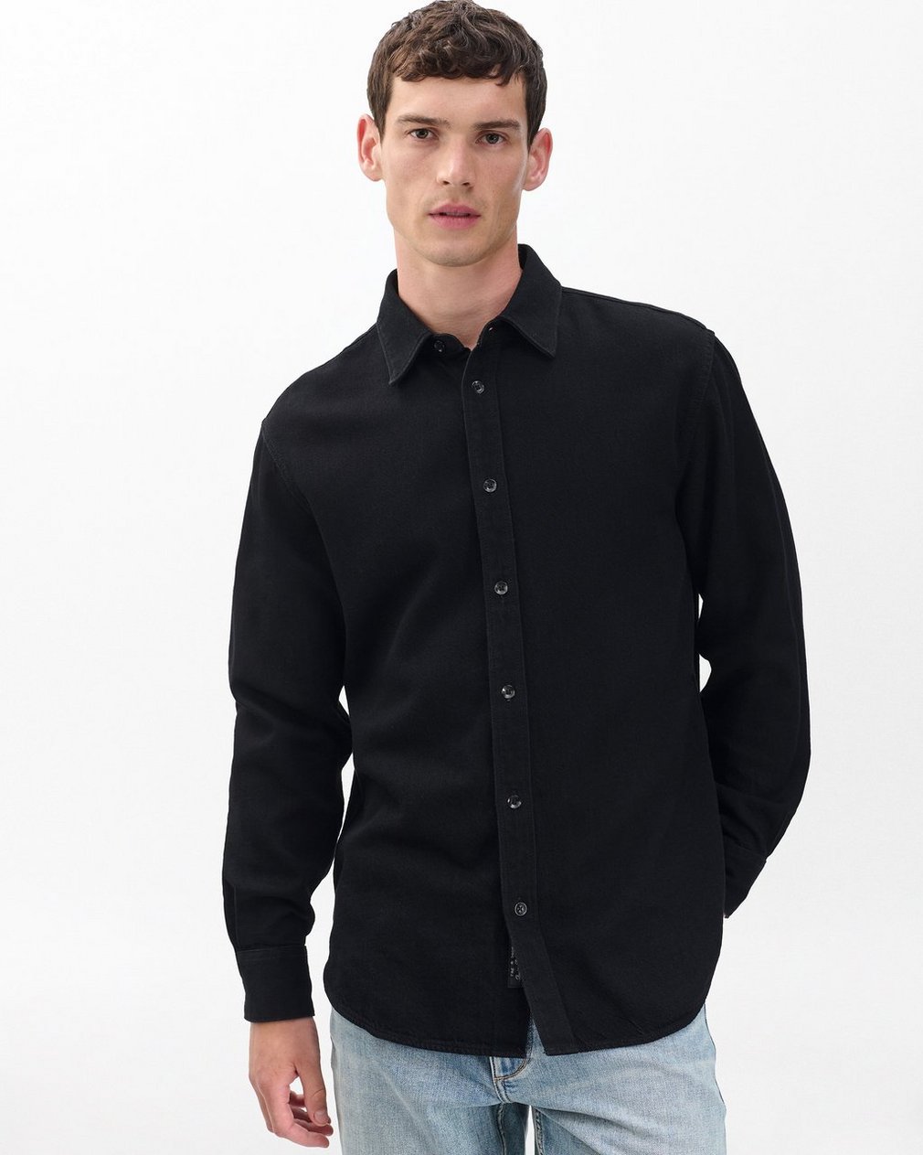 Finch Denim Shirt Black - Image 4