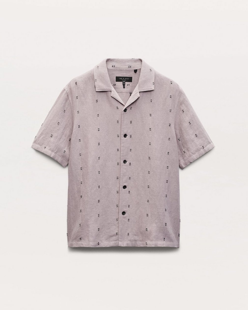 Avery Embroidered Camp Shirt Gull Remi Stripe - Image 2
