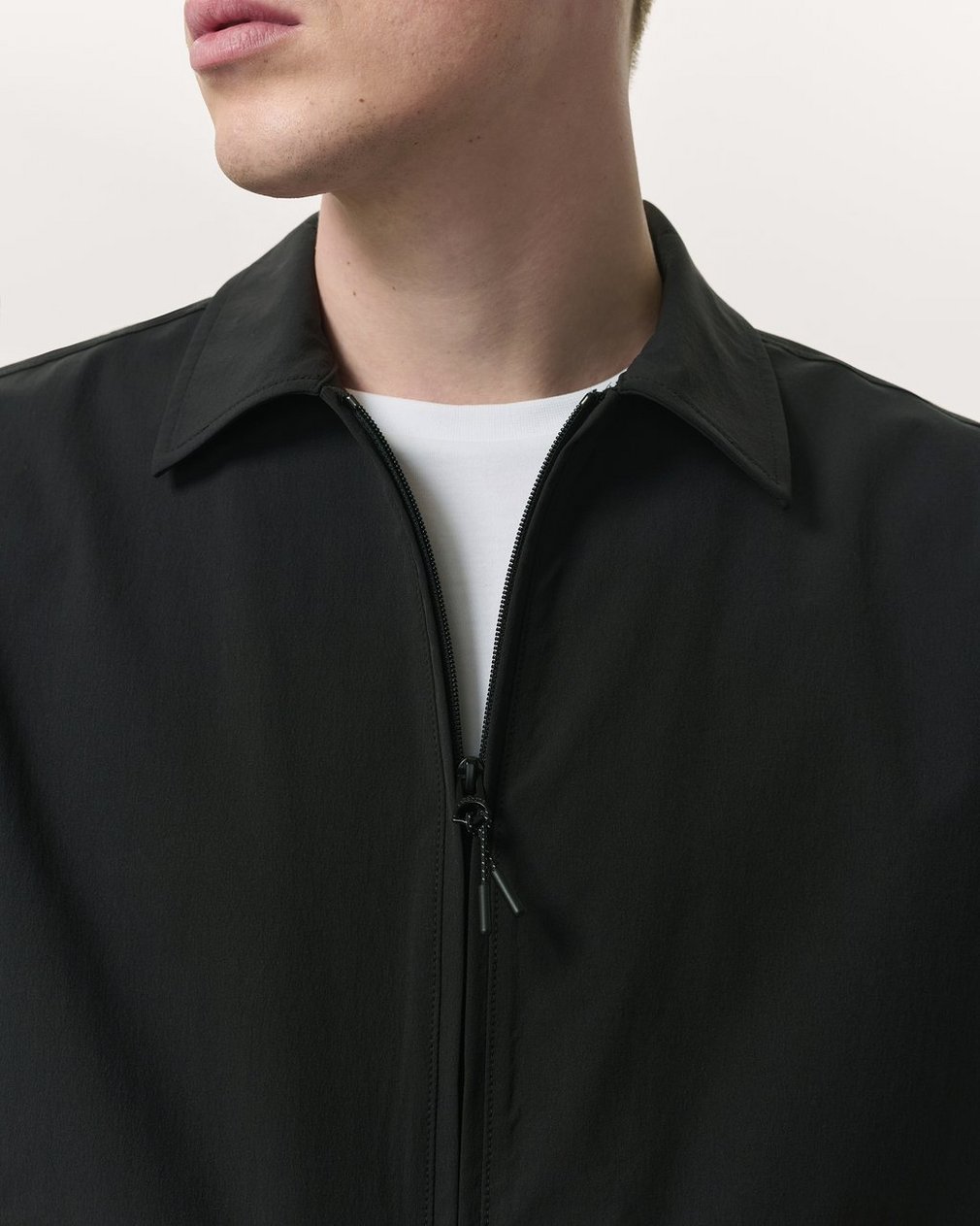 Breaker Relaxed Fit Utility Overshirt Black - Image 3