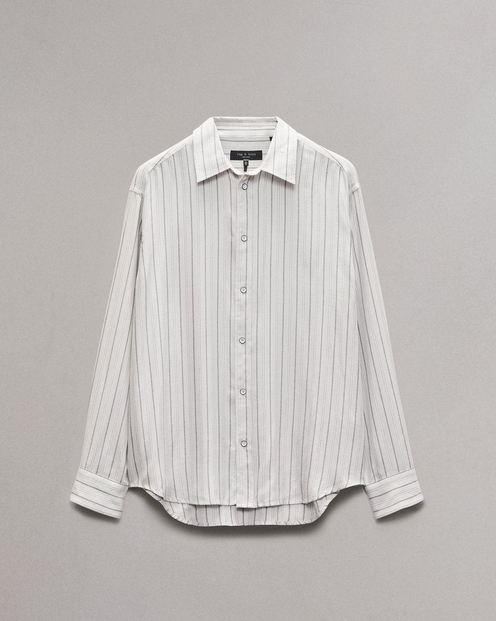 Matthew Striped Shirt White Stripe - Image 2