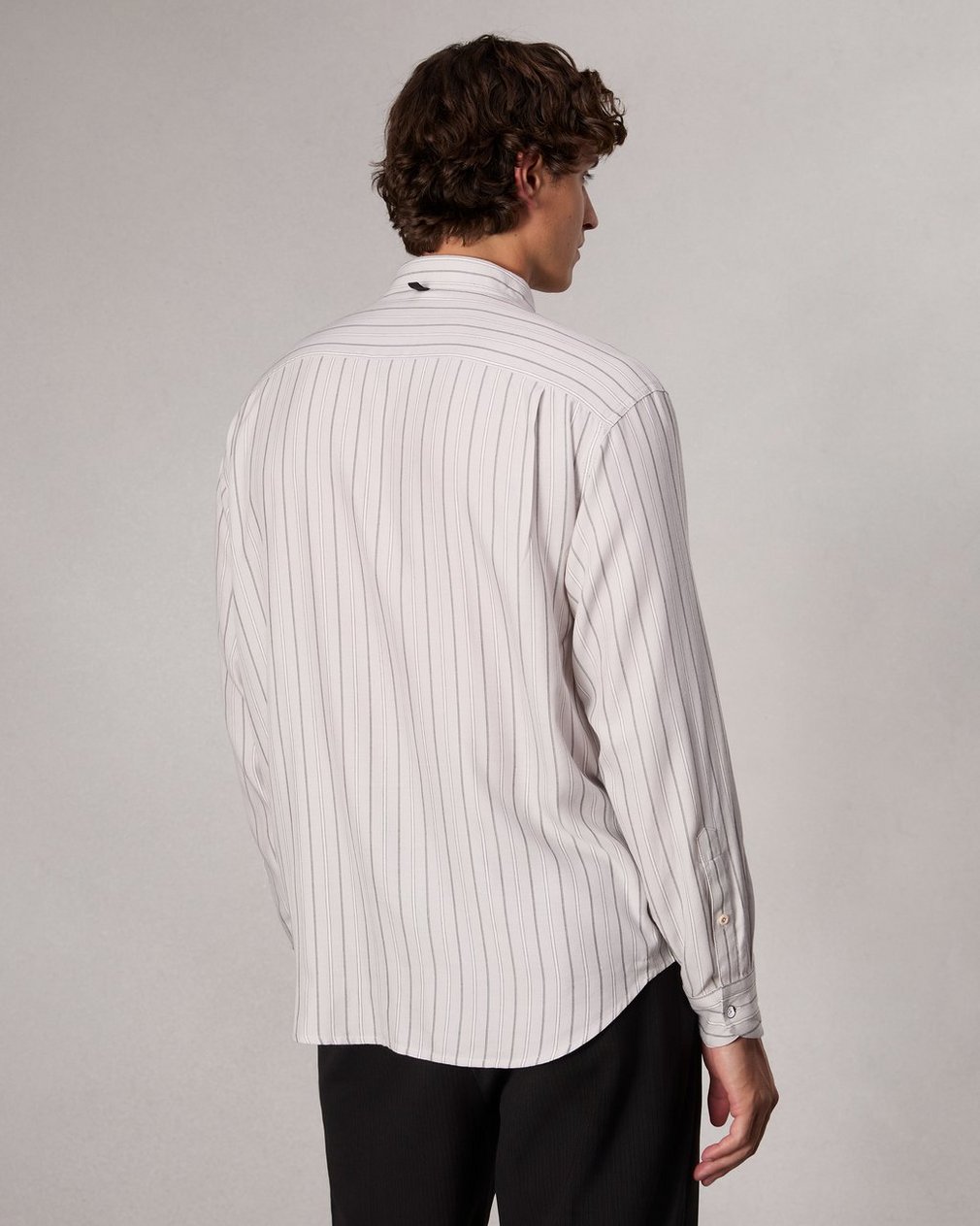 Matthew Striped Shirt White Stripe - Image 5
