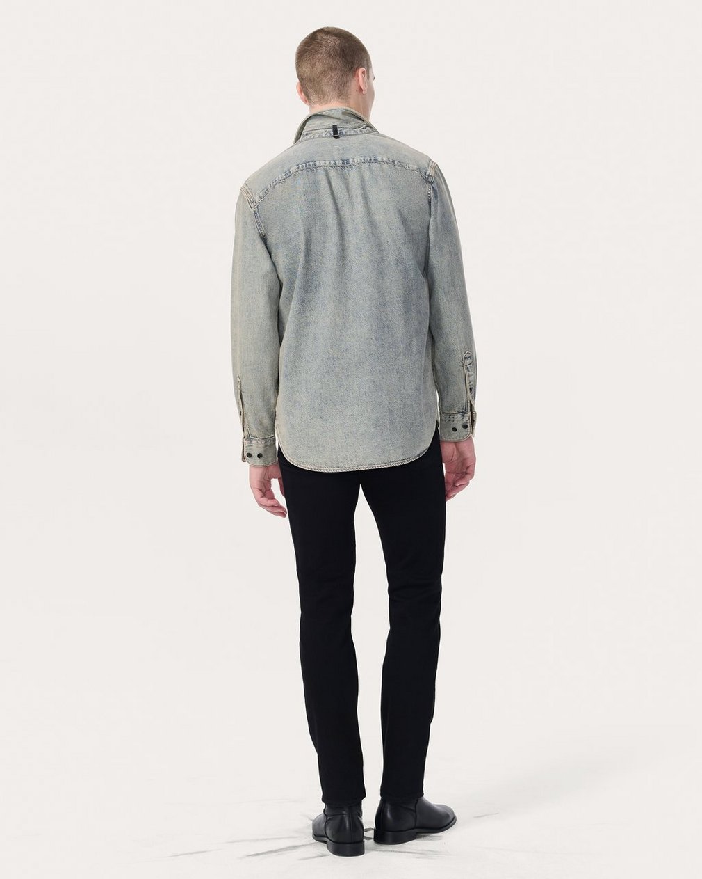 Finch Denim Shirt Worn Bleach - Image 7