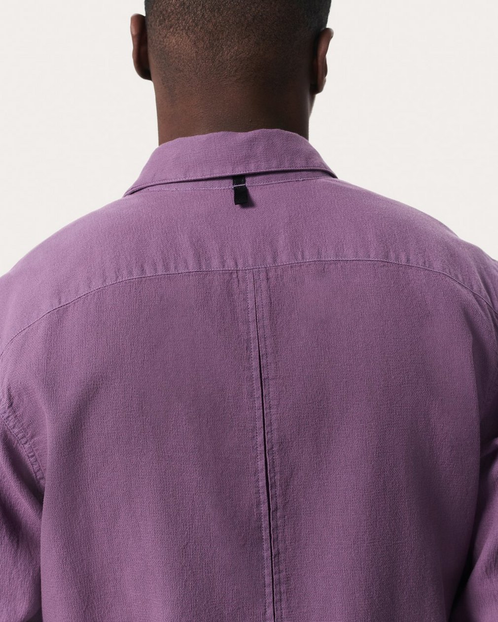 Dalton Canvas Shirt Washed Violet - Image 5
