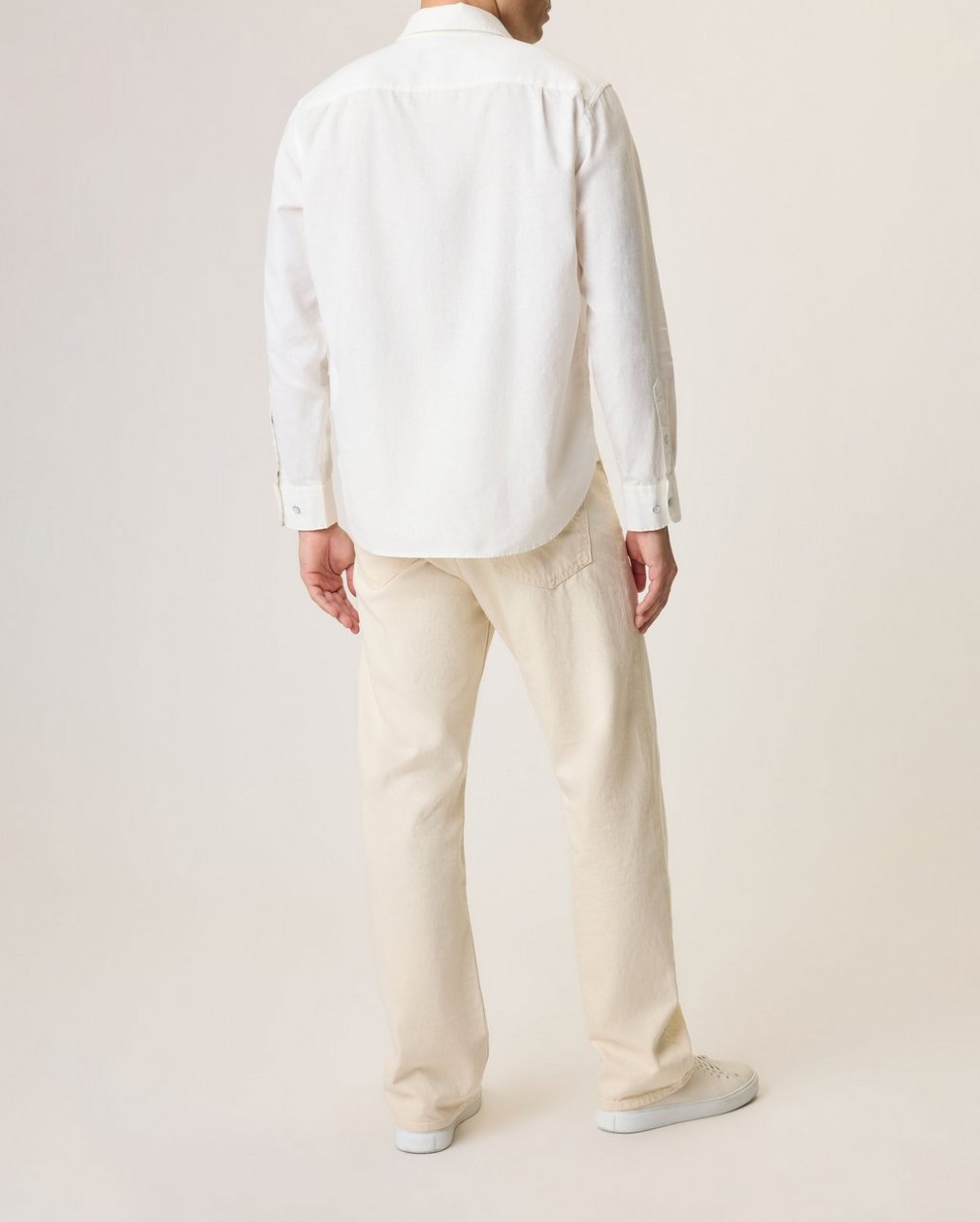 Griffin Hemp-Cotton Shirt Marshmallow - Image 2