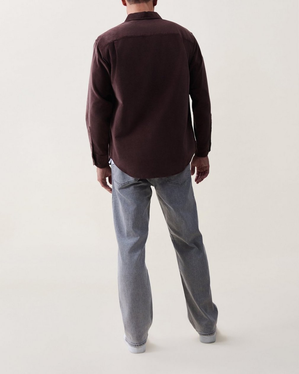 Mateo Cotton Corduroy Shirt Espresso - Image 2