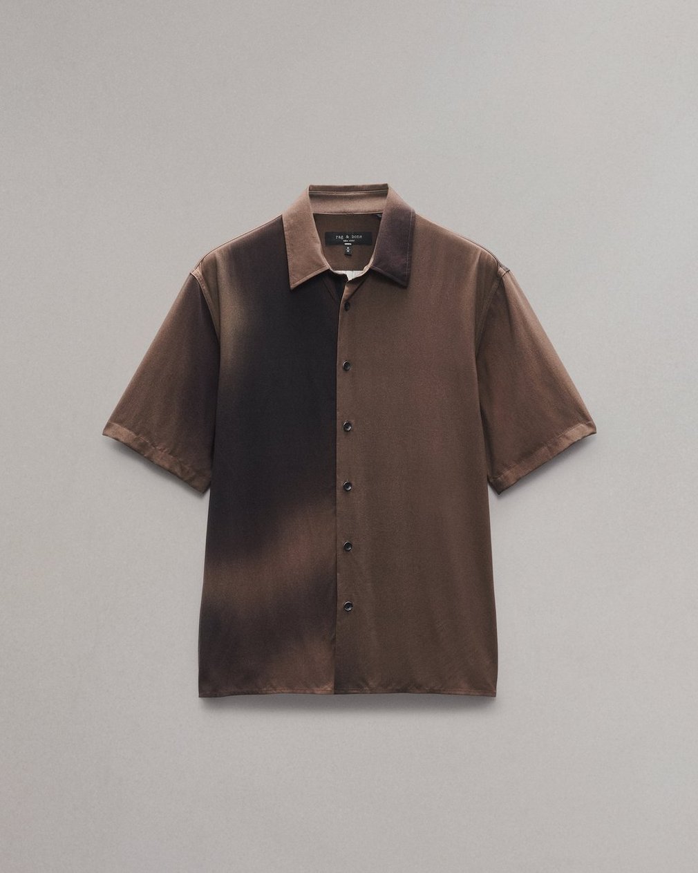 Dalton Printed Shirt Brown Gradient - Image 2