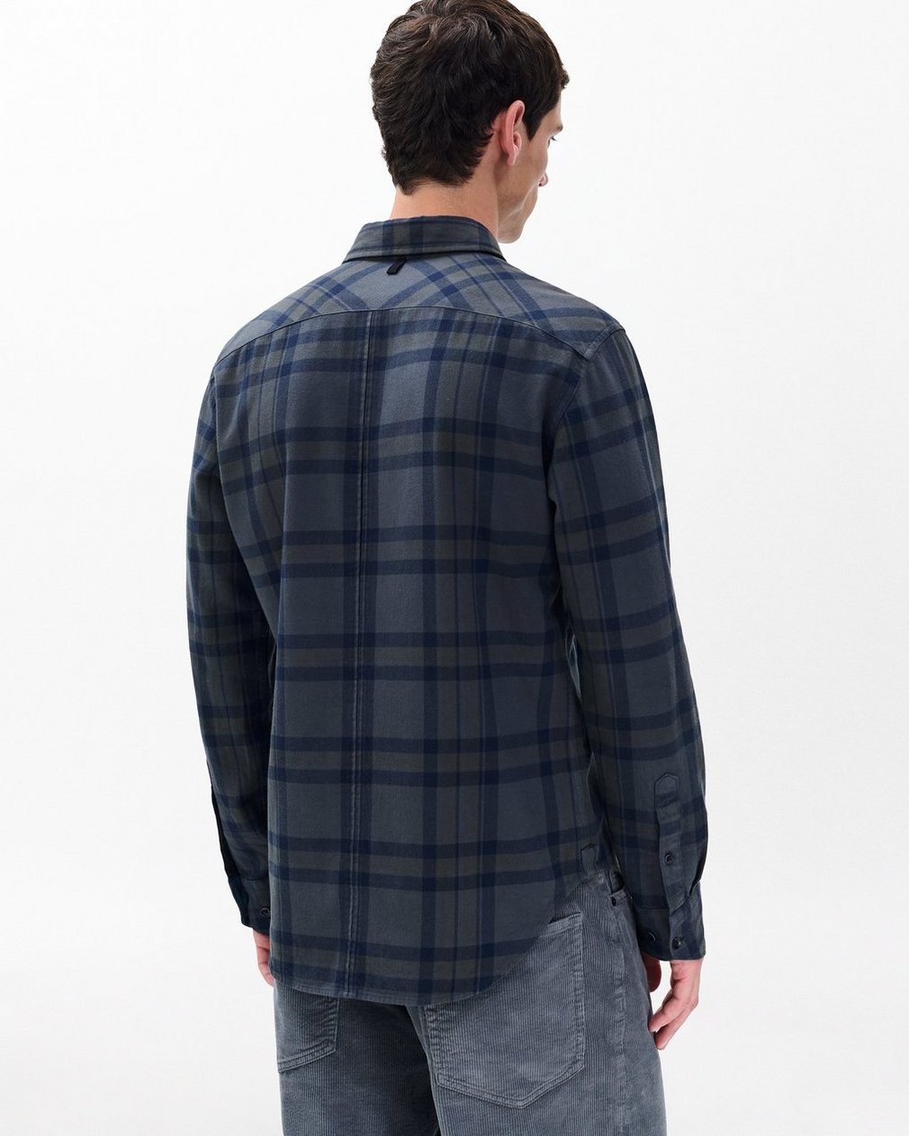 Tomlin Plaid Flannel Shirt Ombre - Image 6
