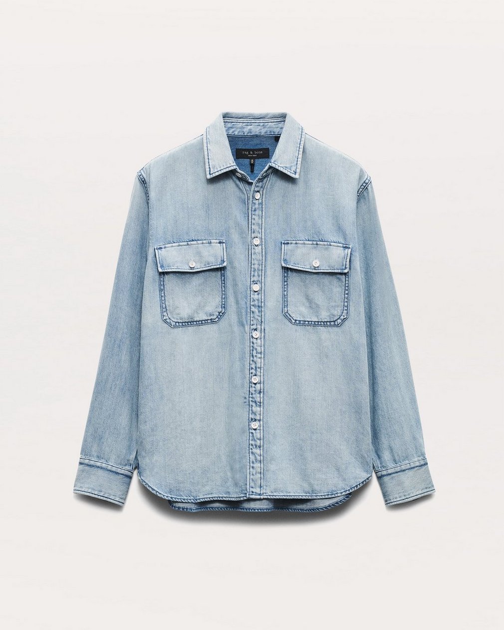 Relaxed Fit Featherweight Denim CPO Overshirt Fletcher - Image 2