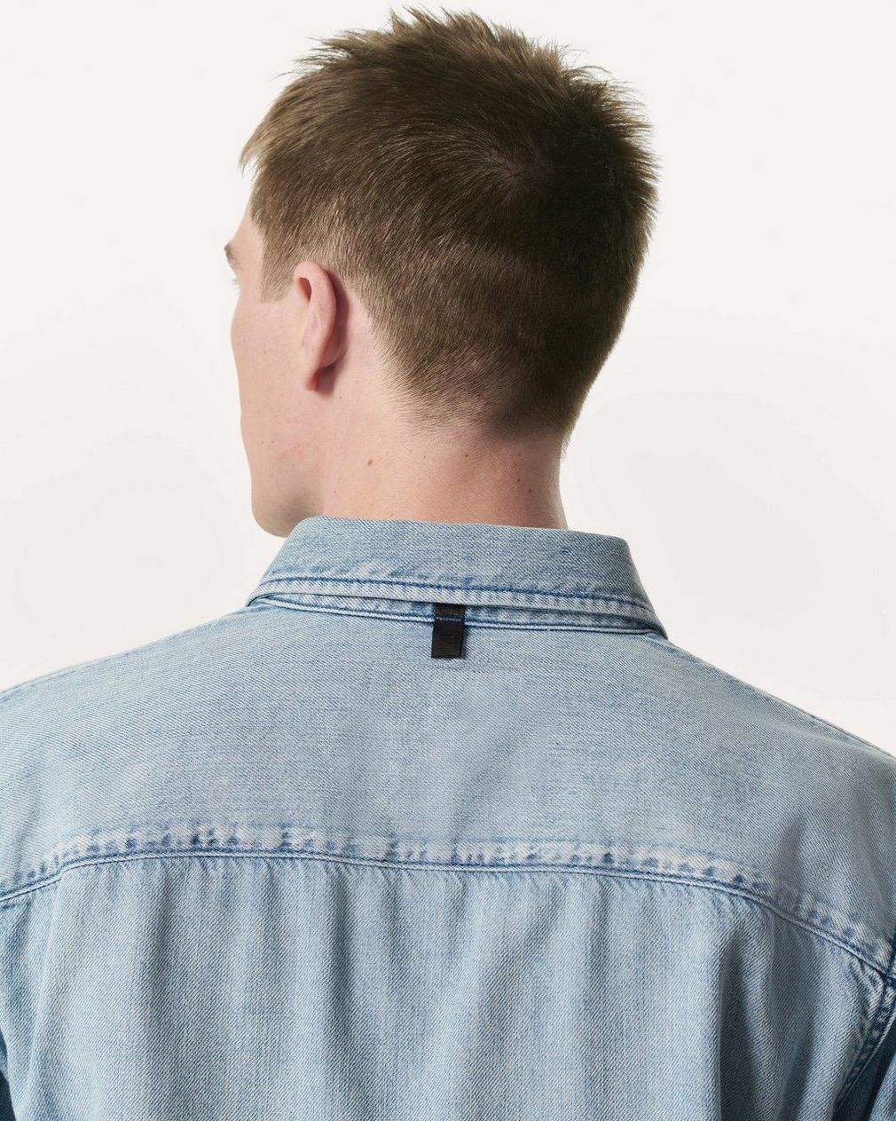 Relaxed Fit Featherweight Denim CPO Overshirt Fletcher - Image 3