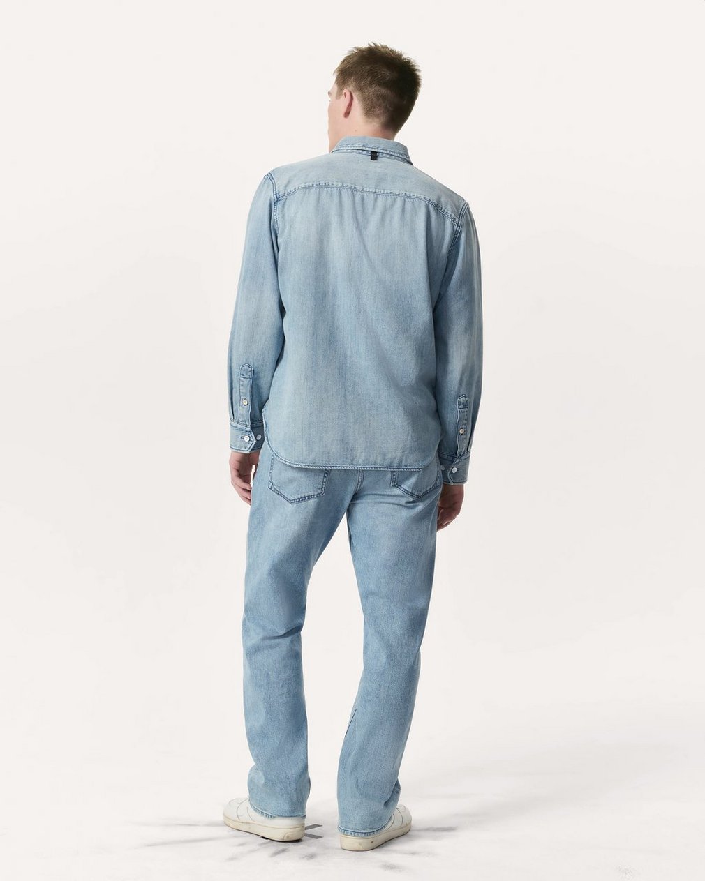 Relaxed Fit Featherweight Denim CPO Overshirt Fletcher - Image 5