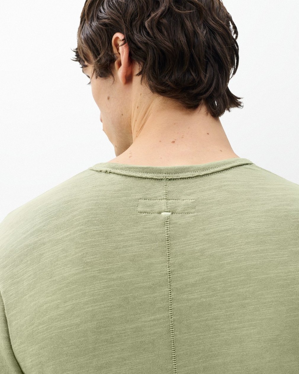 Classic Flame T Shirt Dry Moss - Image 5