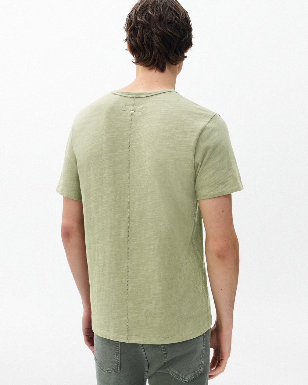 Classic Flame T Shirt Dry Moss - Image 6