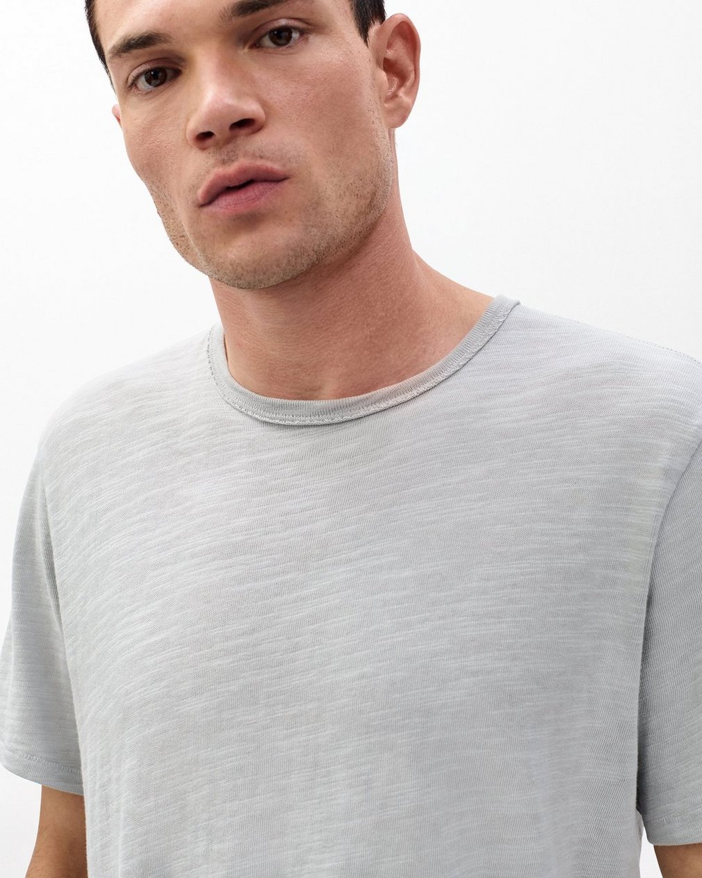 Classic Flame T Shirt Harbor Grey - Image 4