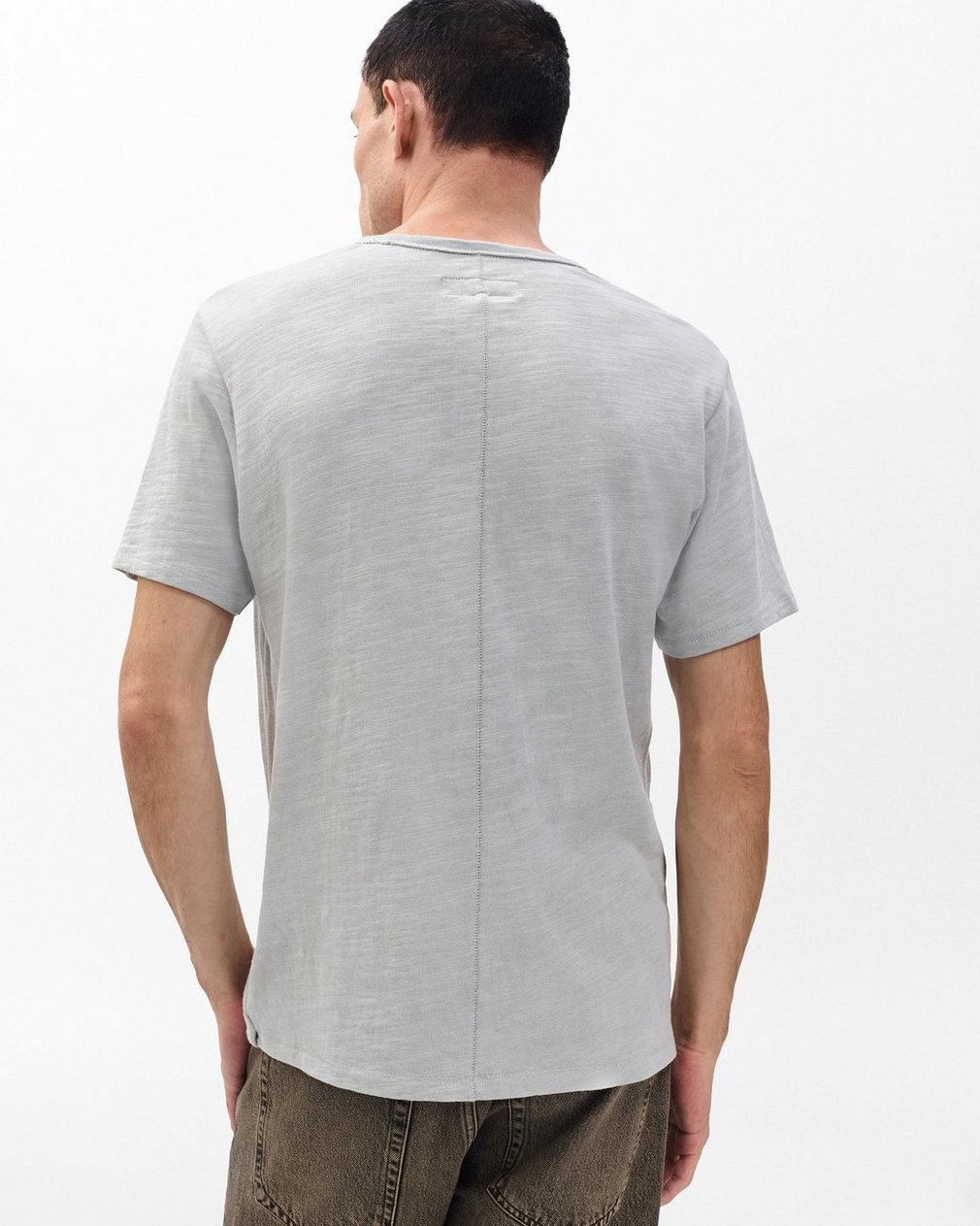 Classic Flame T Shirt Harbor Grey - Image 5