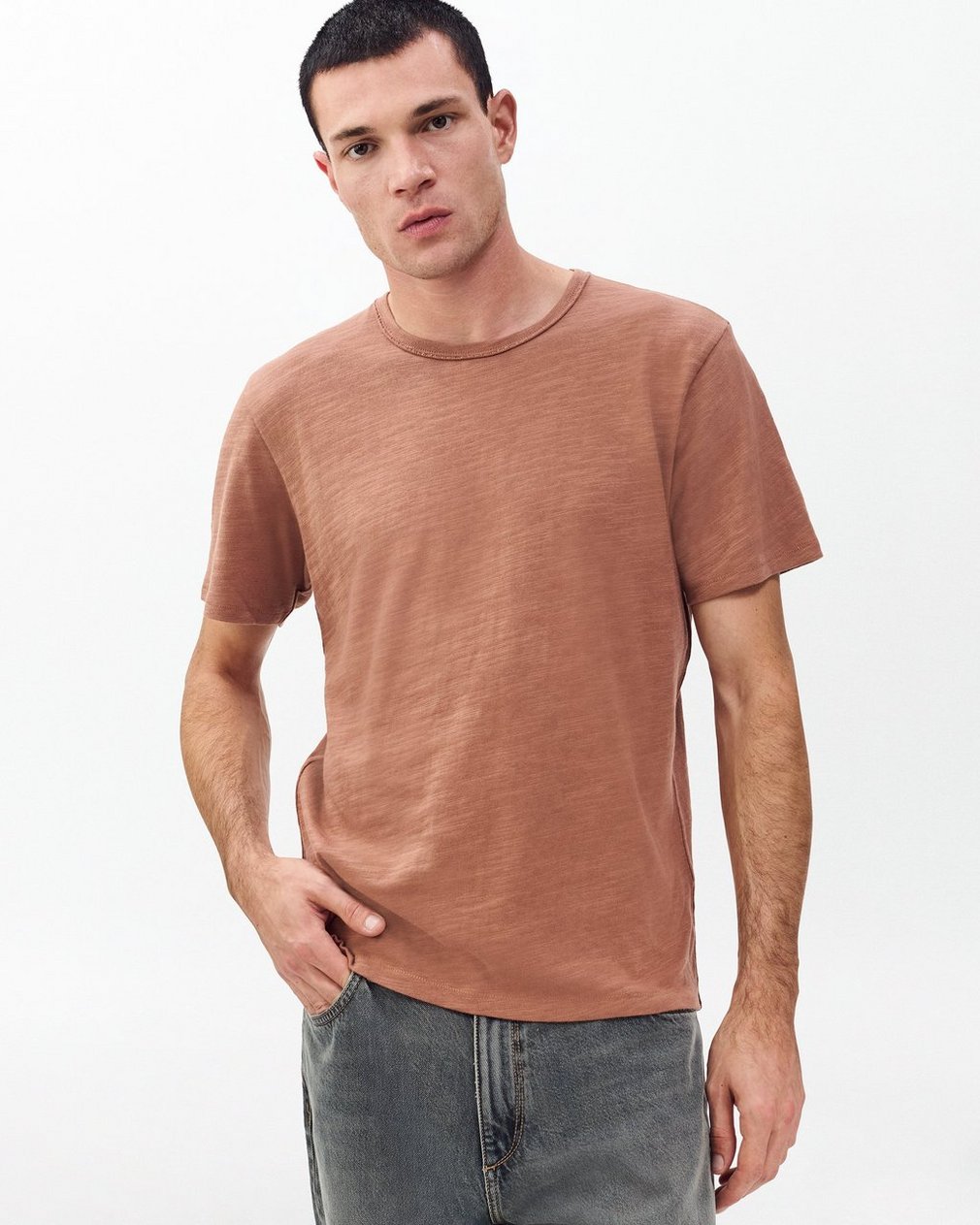 Classic Flame T Shirt Rust - Image 2
