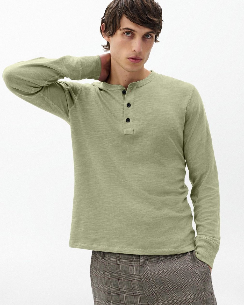 Classic Flame Henley Dry Moss - Image 2