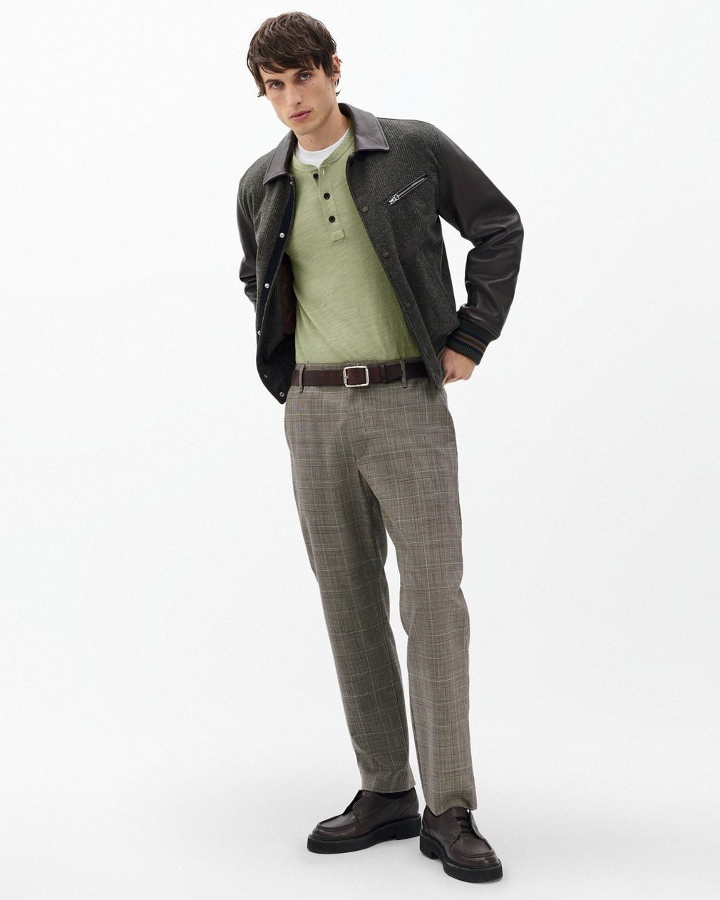 Classic Flame Henley Dry Moss - Image 3