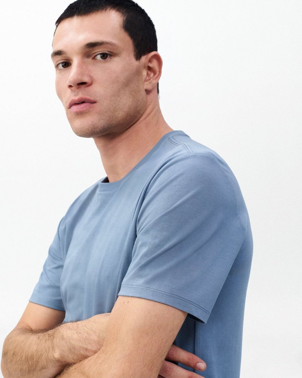 Tech Jersey T Shirt Workwear Blue - Image 4