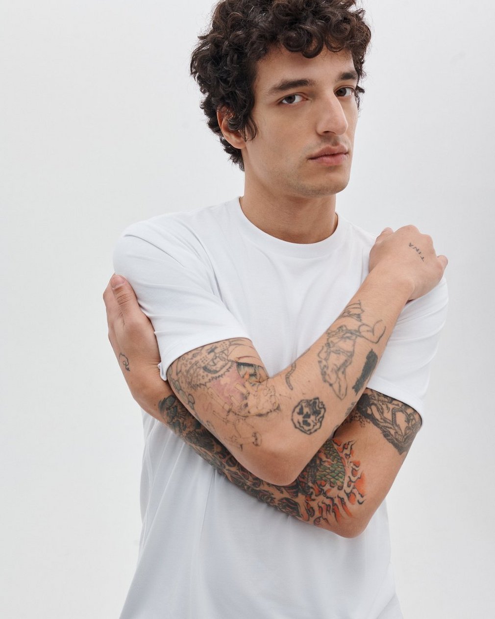 Tech Jersey T Shirt White - Image 5